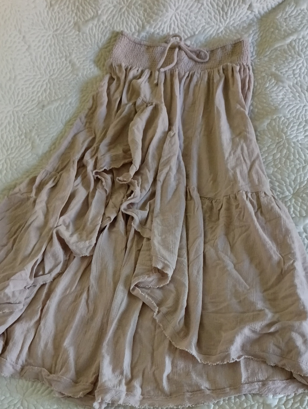 Free People High Low Muslin Skirt Women's Medium